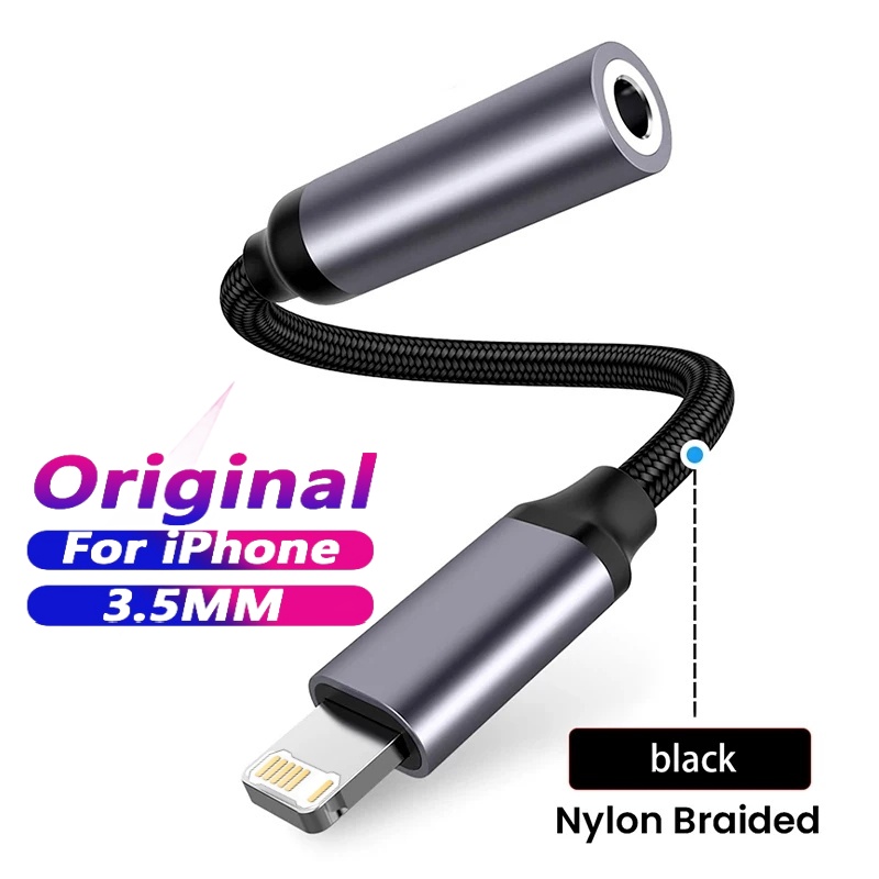Wired Earphone Lightning - 3.5mm Jack AUX Cable 8-Pin Lighting