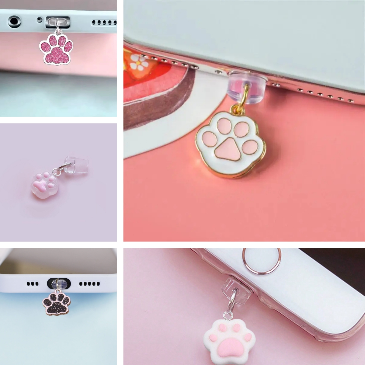 Tablet Cute Accessories - Multiple Styles of Cat Paw Dust