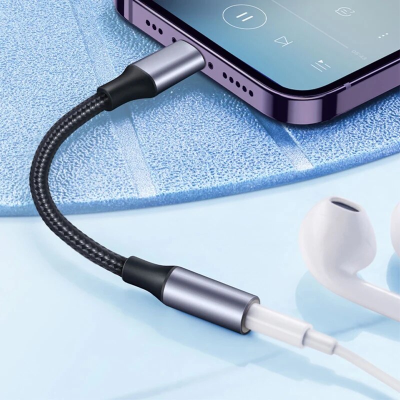 3.5mm Jack AUX Cable 8-Pin Lig - огляд і ціна Wired Earphone Lightning