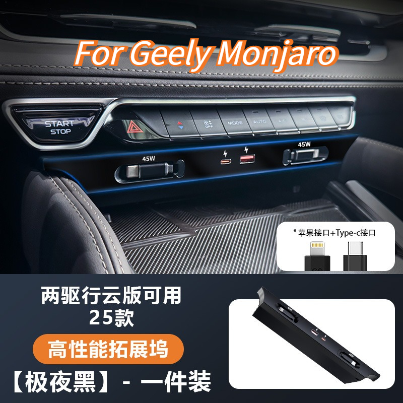 Geely Monjaro/Gran Koleos 2021 - огляд і ціна Usb Hub Type C