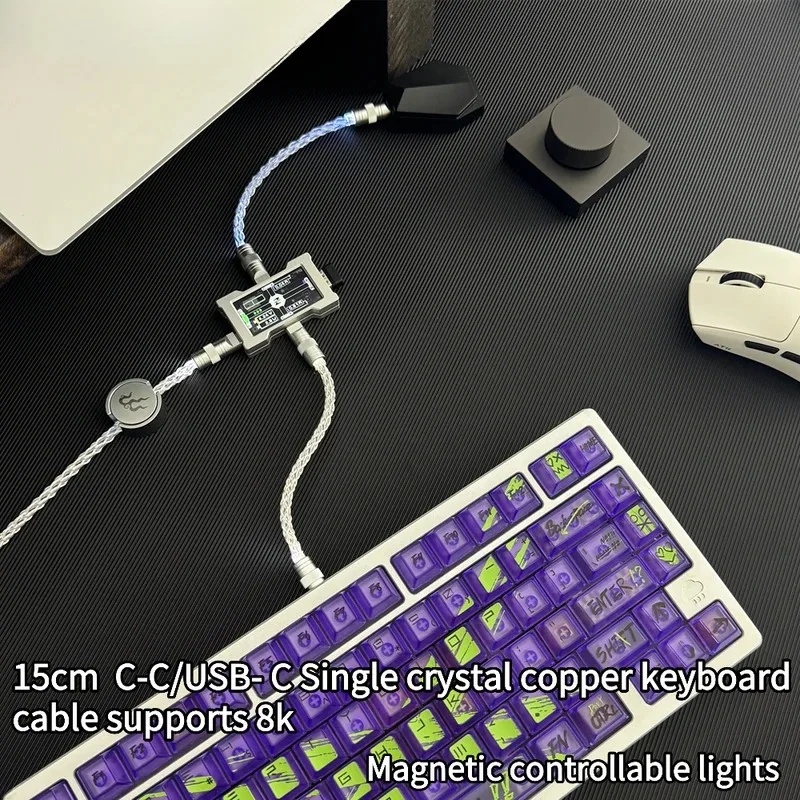 8K Mechanical Keyboard Cable S - огляд і ціна Usb Hub Type C