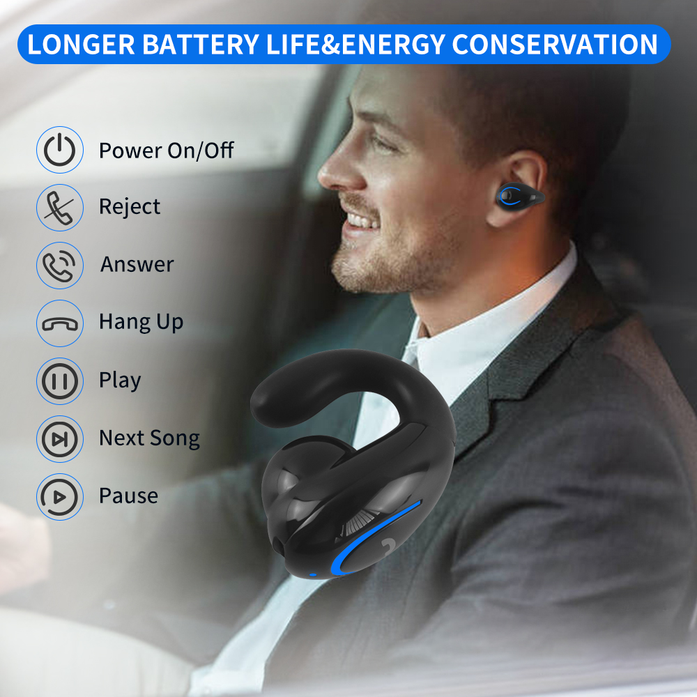 Ear Clip Style Bluetooth Earph - огляд і ціна Wired Earphone Lightning