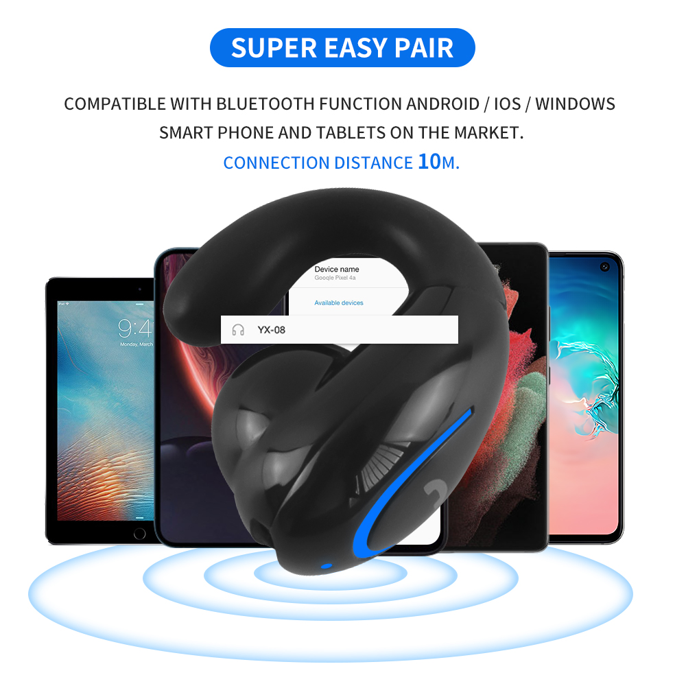 Ear Clip Style Bluetooth Earph - огляд і ціна Wired Earphone Lightning