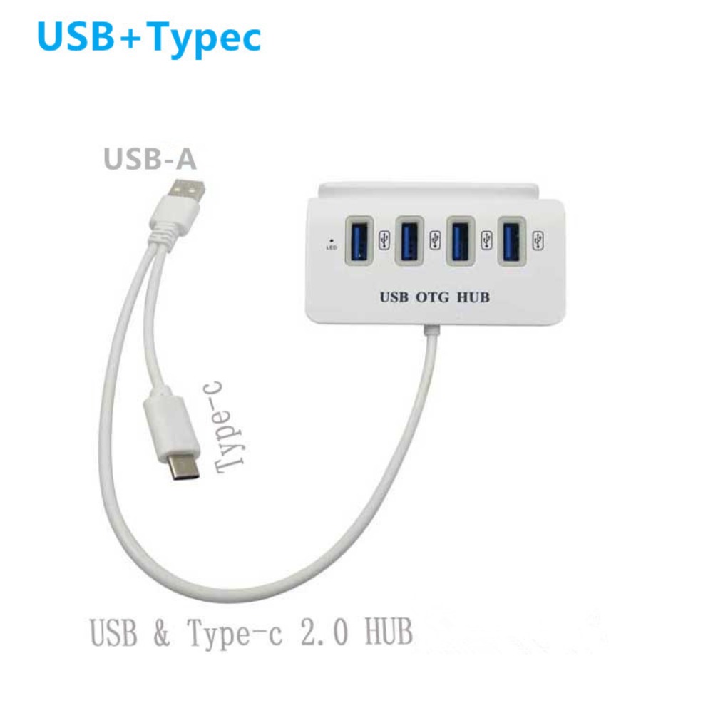 OTG Hub USB OTG HUB USB2.0 4 i - огляд і ціна Usb Hub Type C
