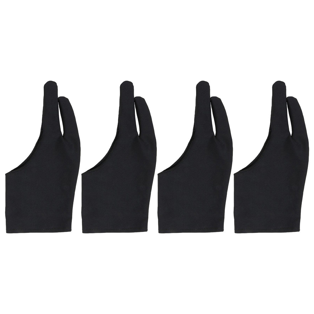4Pcs Spandex Two Finger Drawin - огляд і ціна Drawing Glove Artist